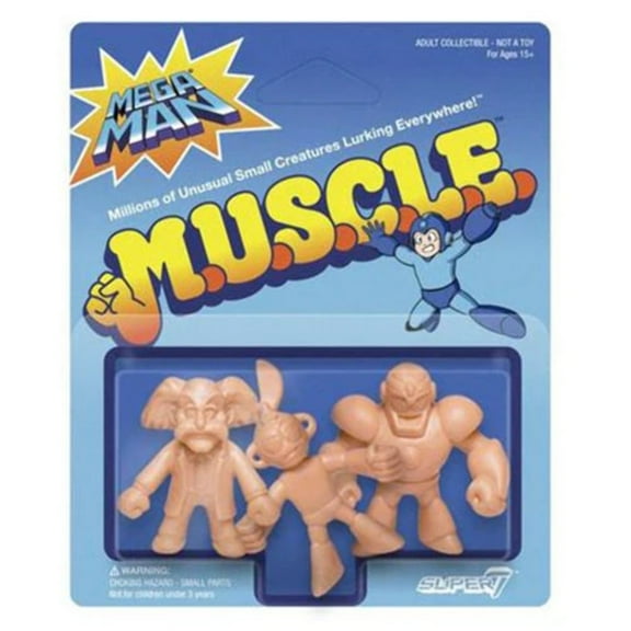 Mega Man M.U.S.C.L.E. Doctor Wily, Cut Man, Guts Man