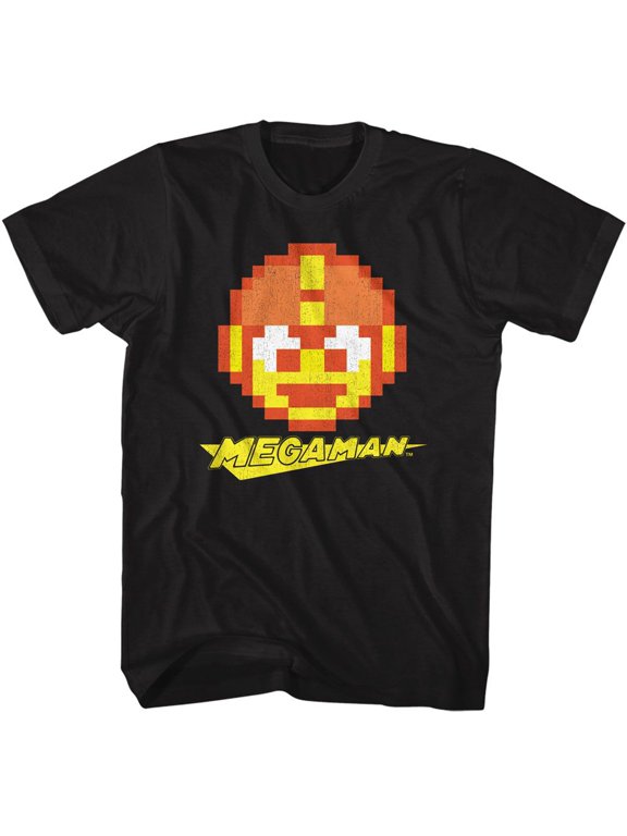 Mega Man Mega O Lantern Black Adult T-Shirt