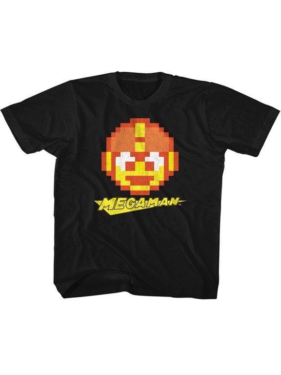 Mega Man Mega O Lantern Black Youth S/S Tshirt S (7 8)