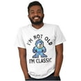 thumbnail image 1 of Mega Man Not Old I'm Classic Cartoon Men's Graphic T Shirt Tees Brisco Brands M, 1 of 4
