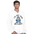 thumbnail image 1 of Mega Man Not Old I'm Classic Cartoon Zip Up Hoodie Men's Women's Brisco Brands L, 1 of 6