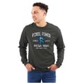 thumbnail image 1 of Mega Man Pixel Power 80s 8bit Gamer Long Sleeve TShirt Men Women Brisco Brands S, 1 of 6