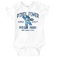 thumbnail image 1 of Mega Man Pixel Power 80s 8bit Gamer Romper Boys or Girls Infant Baby Brisco Brands 18M, 1 of 7