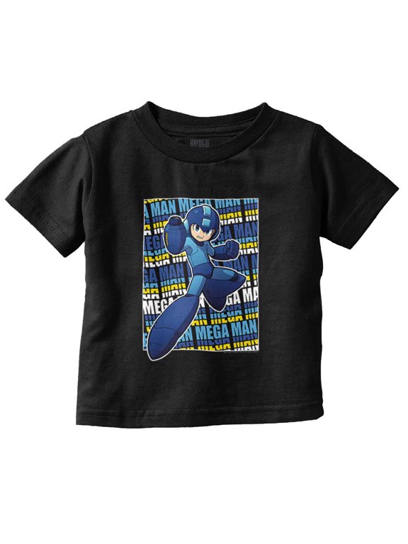 Mega Man Rockman Video Game Character Toddler Boy Girl T Shirt Infant Toddler Brisco Brands 6M