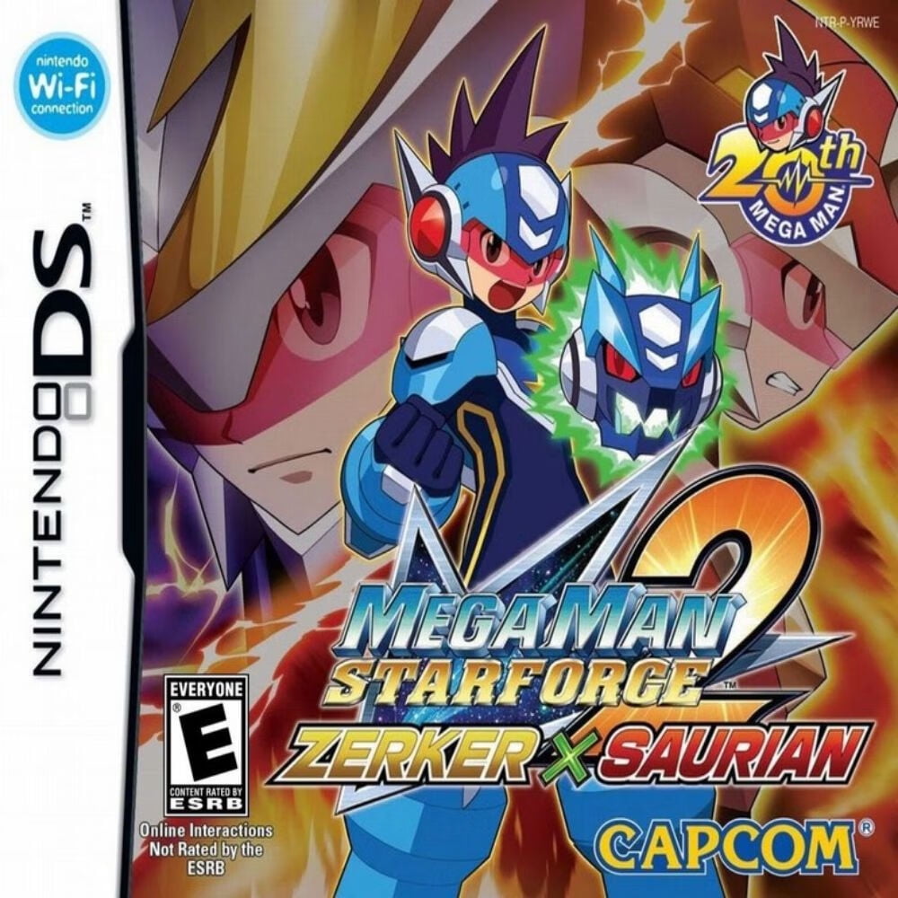 DSor3DSカセット 個別販売オッケーです Mega Man Star Force 2: Zerker x Saurian DS Game,US Version with