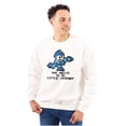 thumbnail image 1 of Mega Man Video Game 8bit Gaming Nerd Sweatshirt for Men or Women Brisco Brands L, 1 of 6
