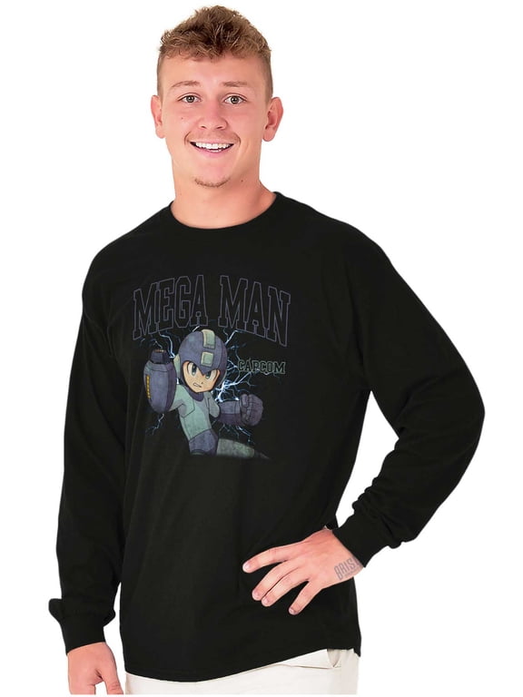 Video Game Electric Varsity Plus Size Long Sleeve Graphic Tee Shirt Brisco Brands 3X