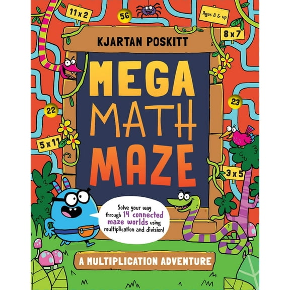 Mega Math Maze: A Multiplication Adventure, (Paperback)