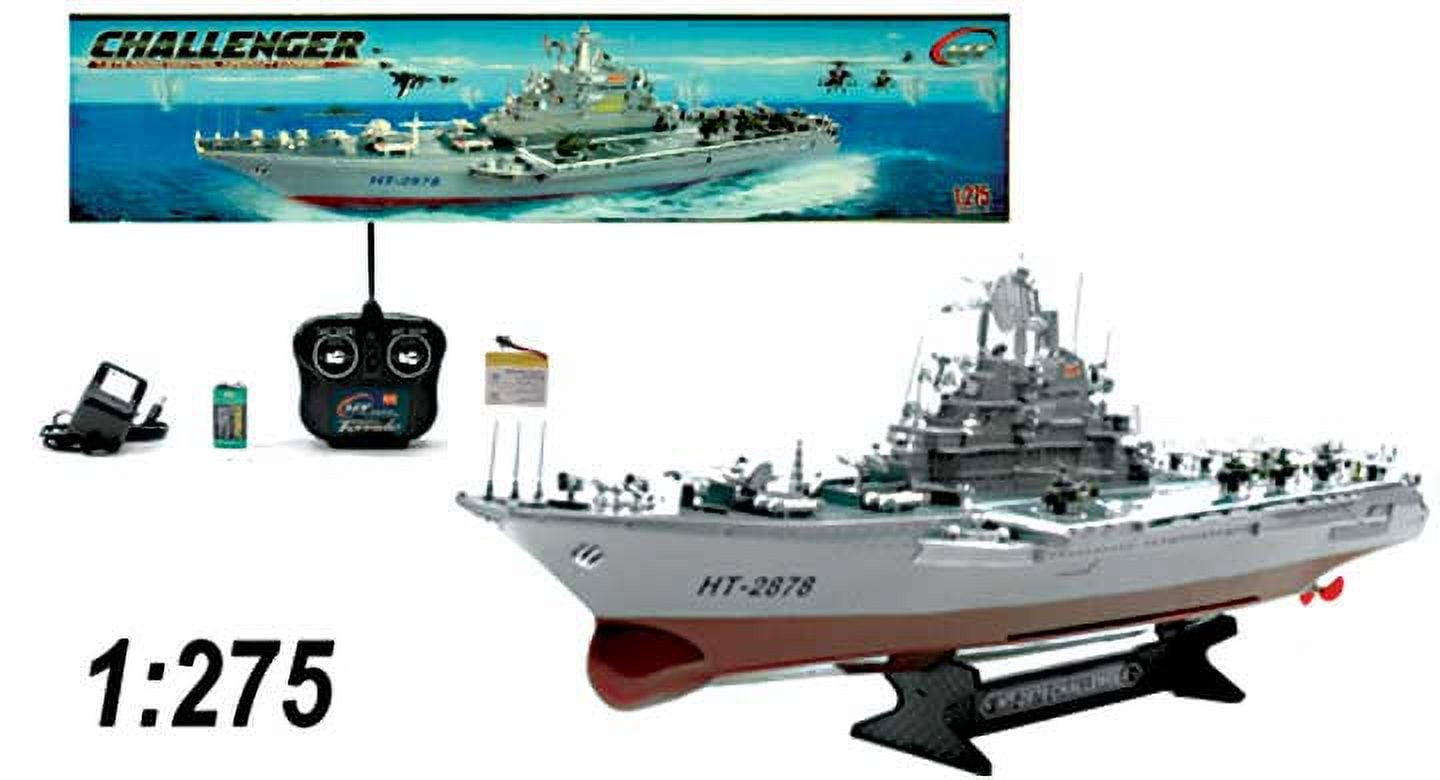 Mega Militia 30" Warship Radio Control Aircraft Carrier Highly Detailed Model