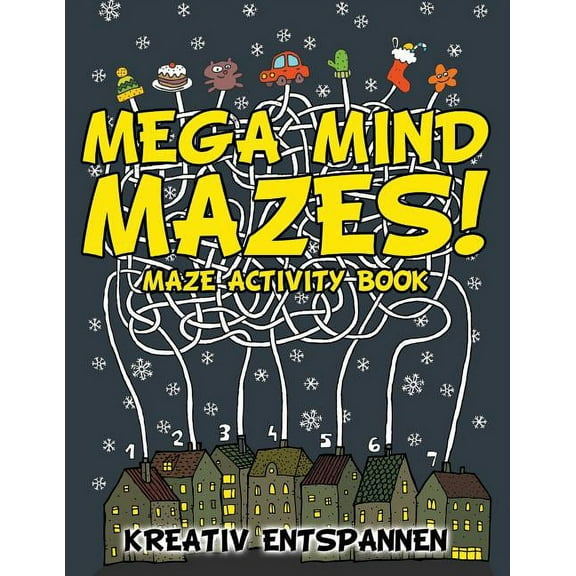 Mega Mind Mazes! Maze Activity Book (Paperback)