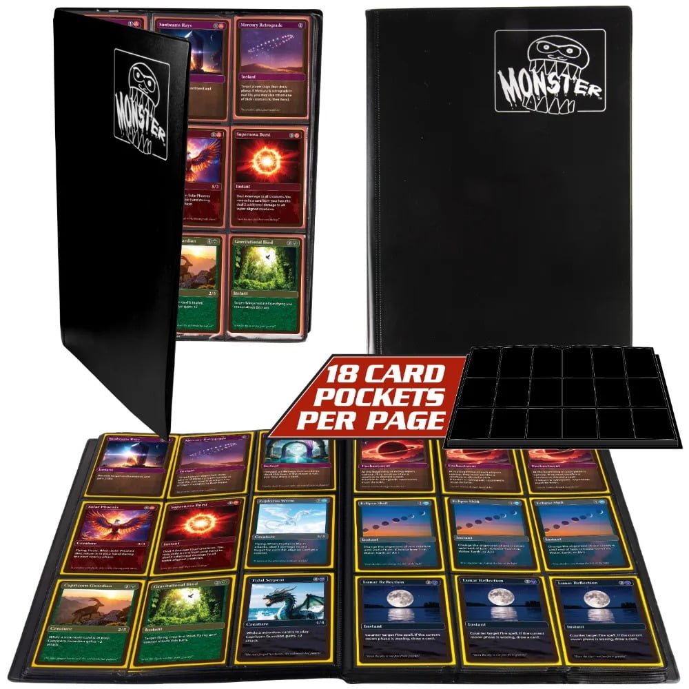 Mega Monster Binder Hard Cover XL Size - Twice as Large as a