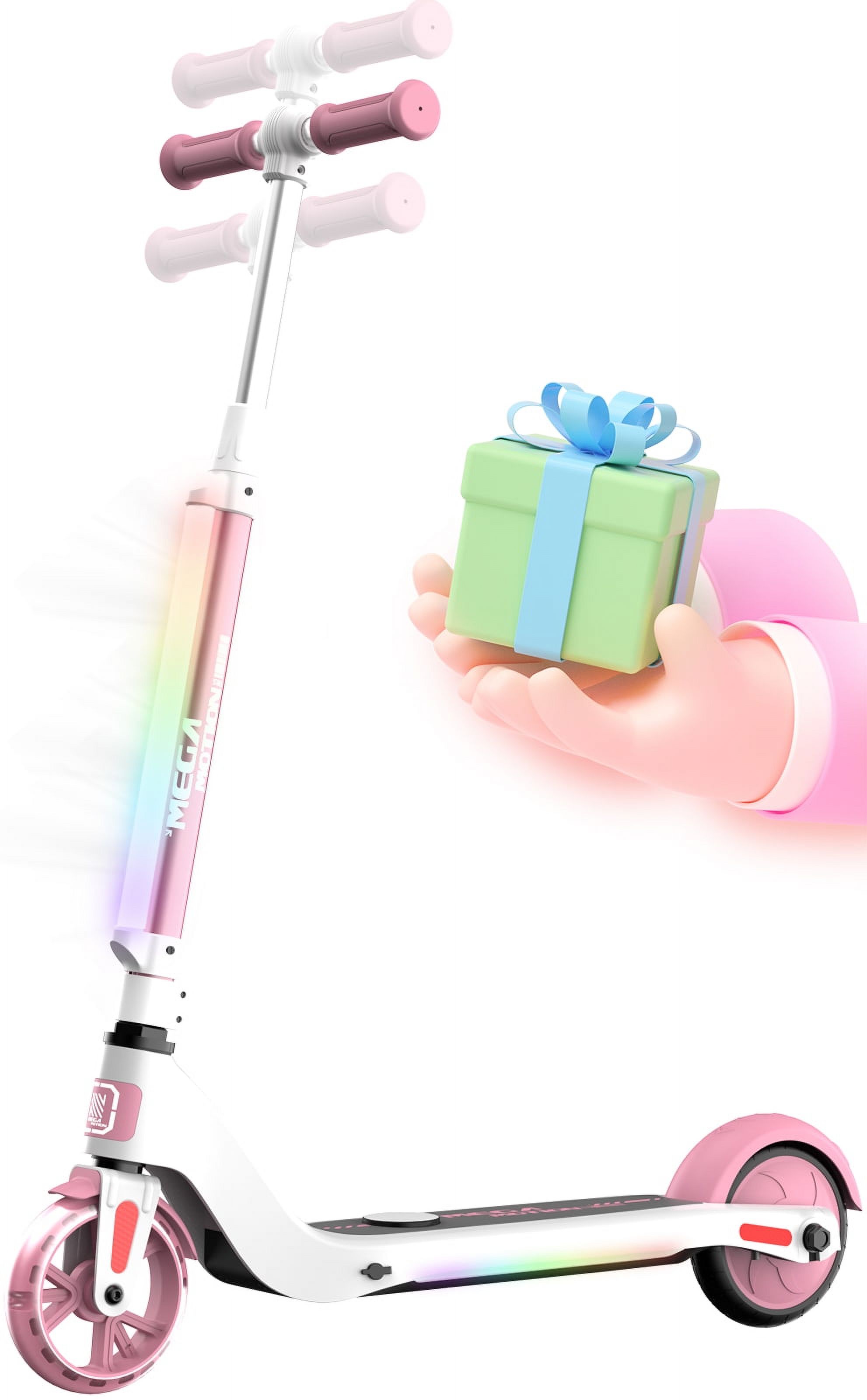 Razor A2 Kick Scooter for Kids Wheelie Bar, Front Suspension, Lightweight, Foldable, Aluminum