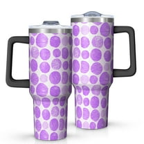 Mega Mug 40oz – Stainless Steel Insulated Tumbler with Handle and Straw, Large Capacity Travel Cup for Hot & Cold Drinks