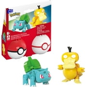 Mega Nintendo Pokemon Poke Ball Collection Bulbasaur and Psyduck 63 Piece Set HXP14