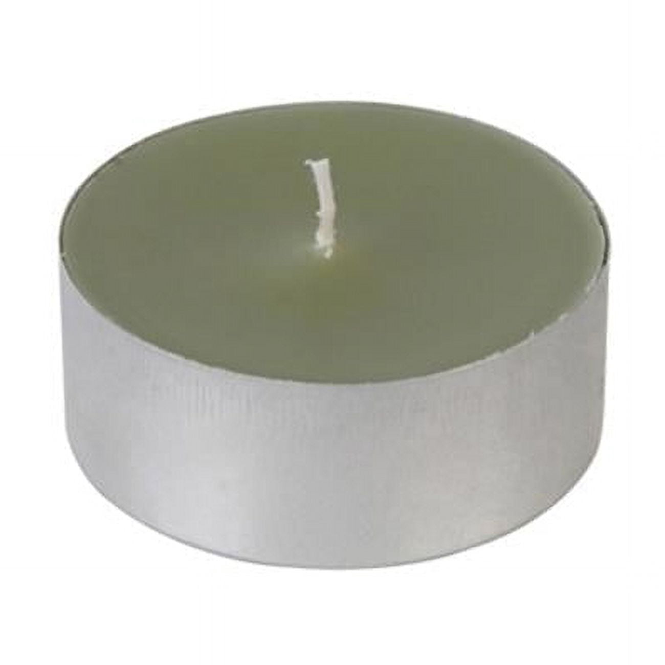 Mega Oversized Sage Tealights, Green - 12 Piece per Box