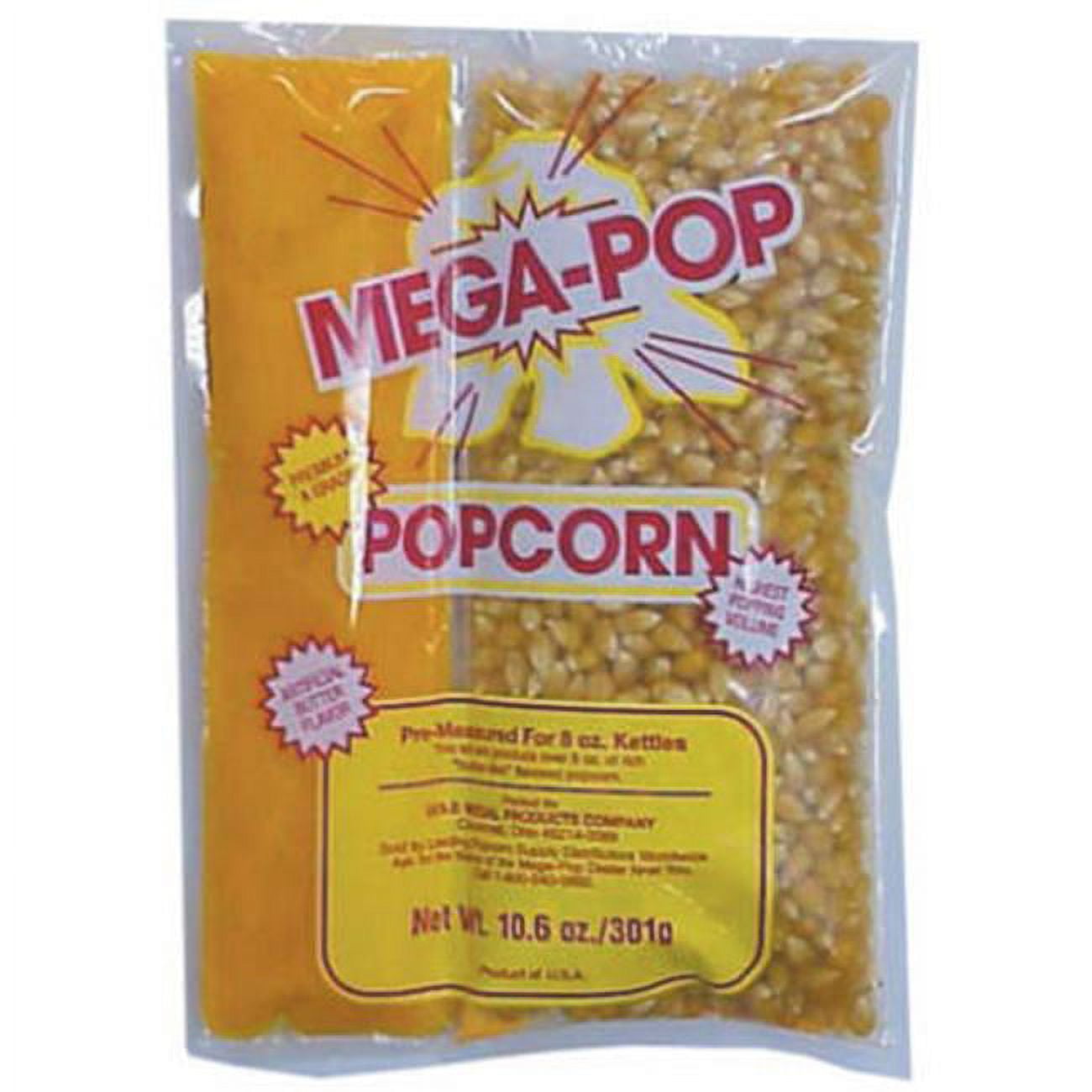 Mega Pop Corn Oil Salt Kit 8Oz Case 24