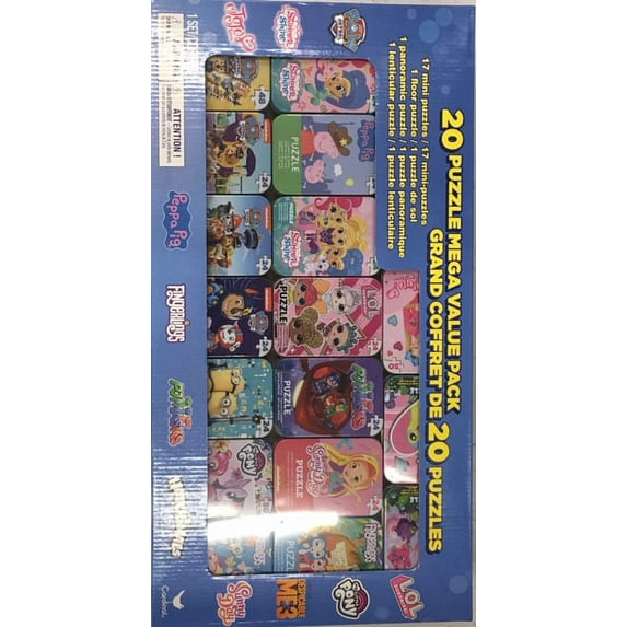 Mega Puzzles Megavalue Puzzle Pack