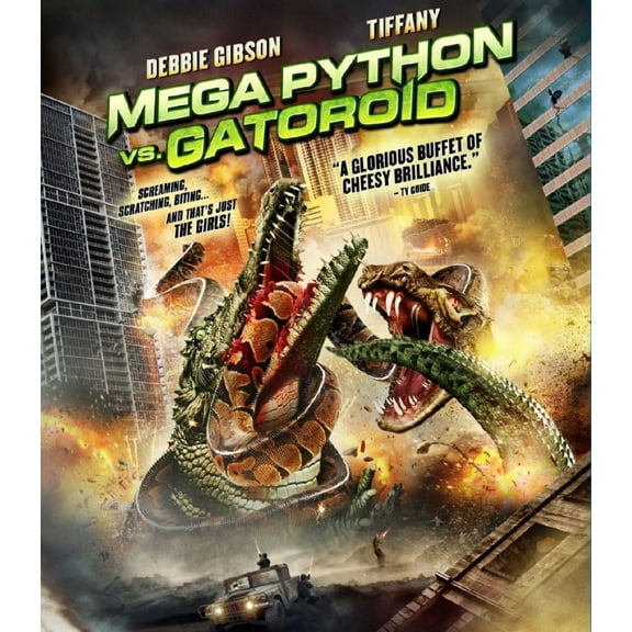 Mega Python Vs Gatoroid poster Metal Sign 8inx 12in Print on Metal 8x12 Square Adults Best Posters