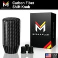 thumbnail image 1 of Mega Racer Carbon Fiber Shift Knob for Manual or Buttonless Automatic Transmission, 1 Piece Fits All Japanese Vehicle, 1 of 5