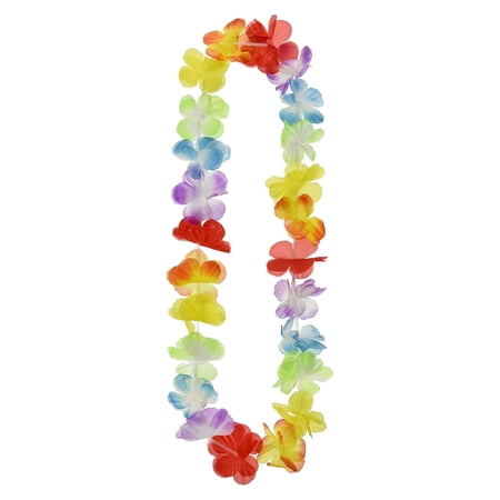 Mega Silk Lei Flower Assortment for Tropical Hawaiian Luau Party Favors (50 Count)