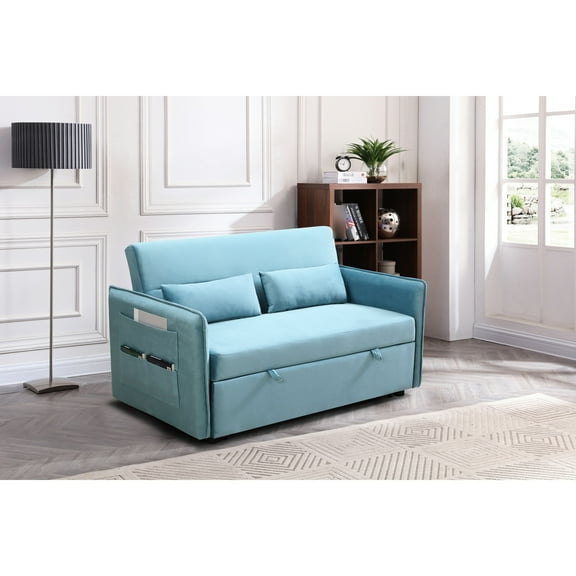 Mega Small Room Bed, Strong Legs, 105° - 180° Incline Adjustable Bed With Skin- Fabric, Compact For Rooms