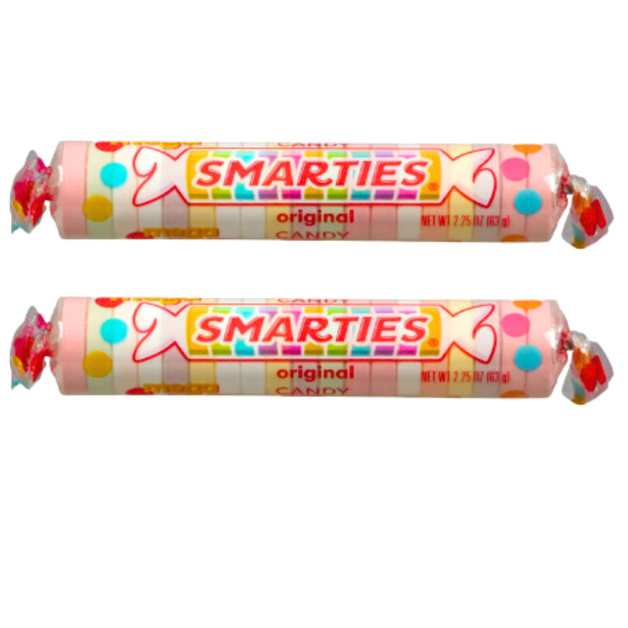 Mega Smarties Candy Rolls Round Disc Fruity Flavored Sweet Tangy Taste