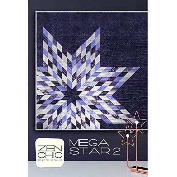 Mega Star 2 Quilt Pattern by Zen Chic MS2QP