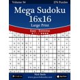 thumbnail image 1 of Mega Sudoku 16x16 : Easy to Extreme - 276 Puzzles, 1 of 1
