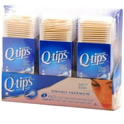 Mega Value Q-tips Cotton Swabs 1,875 Count, Bulk Qtips 3 x 625ct Packs
