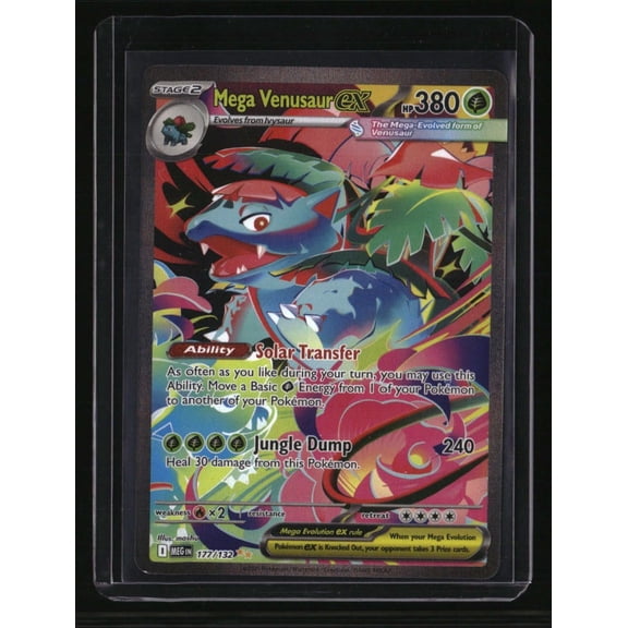 Mega Venusaur ex ME01 Mega Evolution 177/132 Lightly Played Pokemon Card