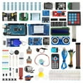 thumbnail image 1 of Mega2560 Project Starter Kit with Tutorial Compatible with Arduino IDE C C++,Circuit Board Electronics Kit 40-in-1, Programmable Engineering Coding Education STEAM, 1 of 4