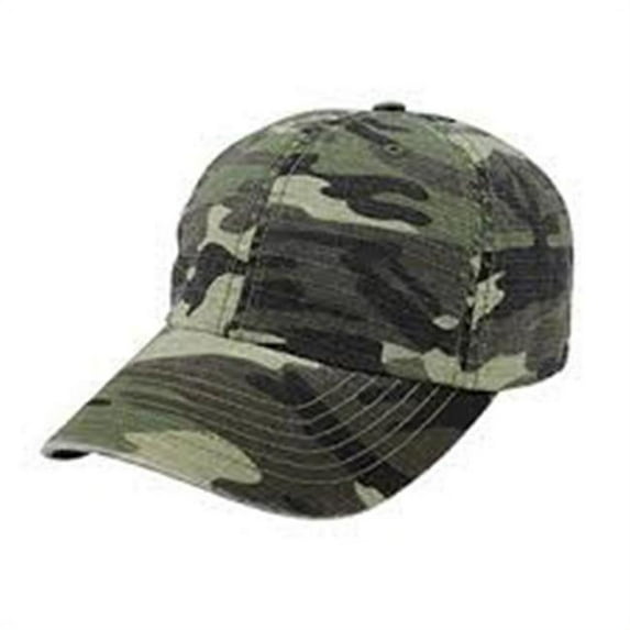 MegaCap 9031C-Camo-ALL Rip Stop Washed Camo Cap, Camo - All