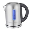 thumbnail image 1 of MegaChef 1.7Lt. Stainless Steel Electric Tea Kettle With 5 Preset Temps, 1 of 4