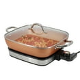 thumbnail image 1 of MegaChef 11.81 Inch Electric Fry Pan with Copper Coating, 1 of 5