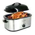 thumbnail image 1 of MegaChef 22 Quart Electric Roaster Oven for Roasting, Baking and Slow Cooking with High Dome Self-Basting Lid, Temperature Control and Keep Warm Setting, 1 of 9