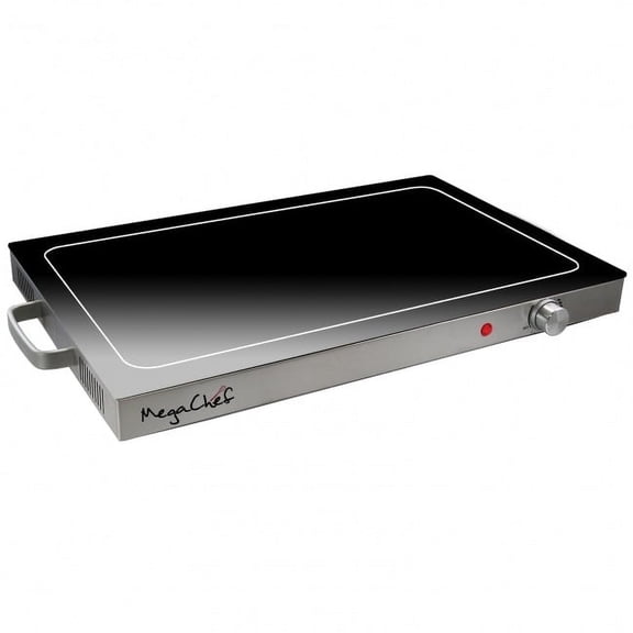 MegaChef 25in Length Electric Warming Tray with Adjustable Temperature