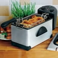 thumbnail image 1 of MegaChef 3.17 Quart Stainless Steel Electric Deep Fryer with Timer, 1 of 5