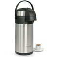 thumbnail image 1 of MegaChef 3 Liter Stainless Steel Vacuum Body Pump Cap Air Pot, 1 of 8
