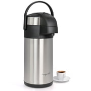 MegaChef 3 Liter Stainless Steel Vacuum Body Pump Cap Air Pot