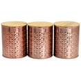 thumbnail image 1 of MegaChef 3 Piece Aluminum Canister Set in Copper, 1 of 3