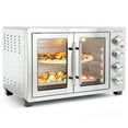 thumbnail image 1 of MegaChef 45 Quart Electric French Door Rotisserie Convection Counter Top Oven, 1 of 11