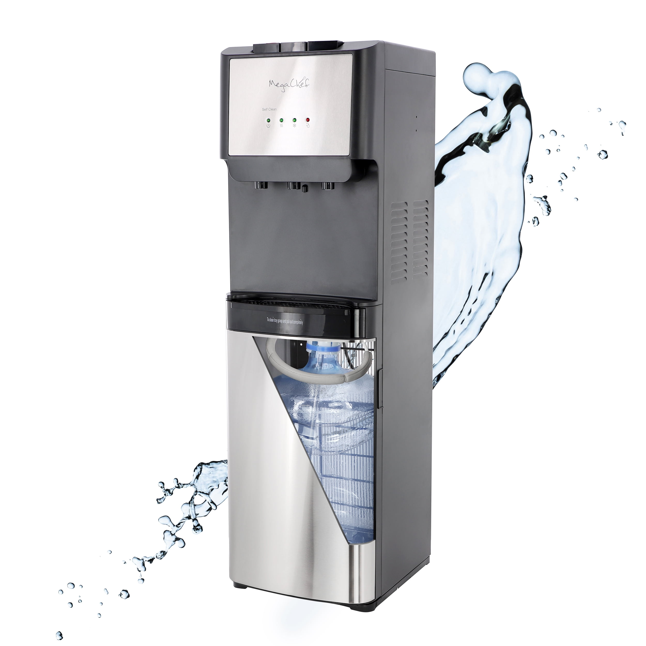 MegaChef 5 Gallon Hot, Room Temp and Cold Water Bottom Load Water Dispenser