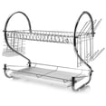 thumbnail image 1 of MegaChef Chrome 2-Tier Storage Dish Rack, 1 of 4