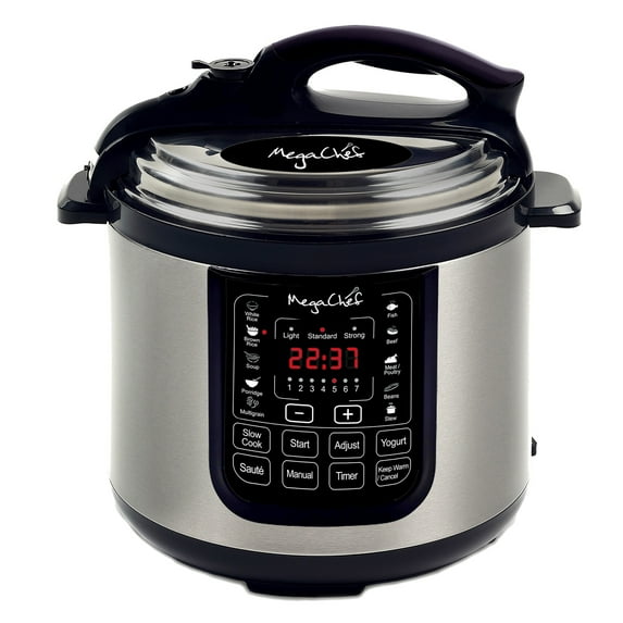 MegaChef Digital Countertop Pressure Cooker with 8 Quart Capacity