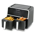 thumbnail image 1 of MegaChef Dual 4.5 + 4.5 Quart Digital Electric Air Fryer, 1 of 7