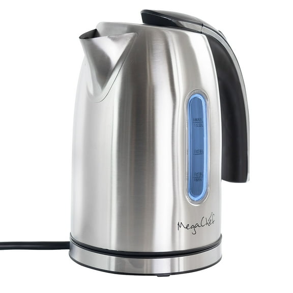MegaChef Electric Stainless Steel Kettle 5-Cups Silver (MGKTL-1215)