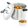 thumbnail image 1 of MegaChef Induction and Stovetop Pressure Cooker with Steamer, 1 of 8