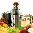 thumbnail image 1 of MegaChef Juice Extractor 800 W 35 Cup 2-Speed Electric Juicer, Black (2 Count), 1 of 3