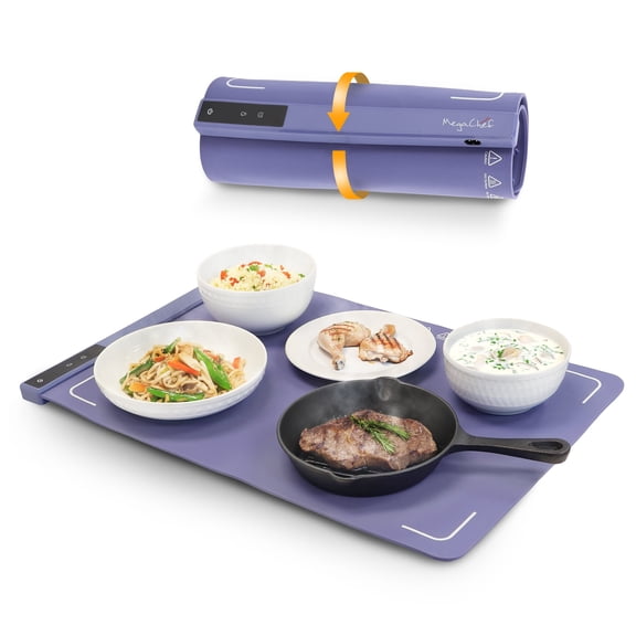 MegaChef Large Silicone Warming Mat with Variable Temperature Settings & Digital Display