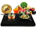 thumbnail image 1 of MegaChef Portable Dual Induction Cooktop, 1 of 3